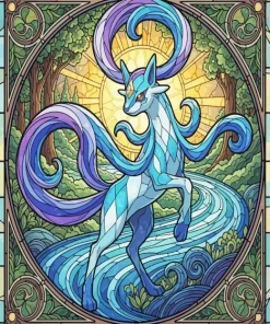 Suicune Pokemon Diamond Painting