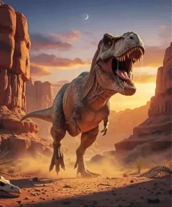 T Rex Dinosaur Diamond Painting