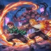 Tanjiro and Rengoku Diamond Painting