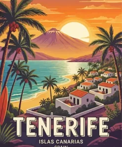 Tenerife Poster Diamond Painting