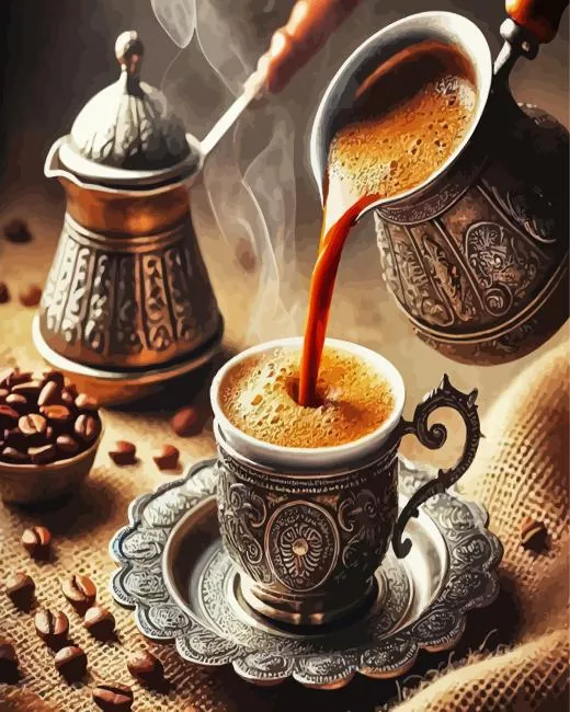 Turkish Coffee Diamond Painting Turkish Coffee Diamond Painting