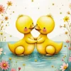 Two Baby Ducks Diamond Painting